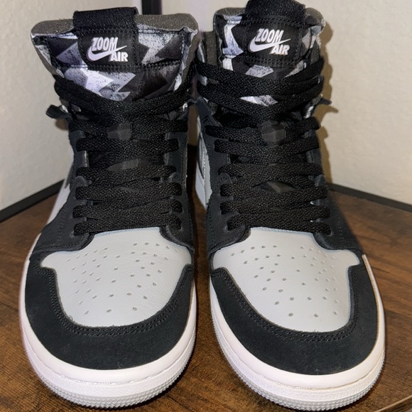 Air Jordan 1 Zoom CMFT Black Light Smoke Grey - Picture 6 of 8